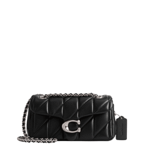 Coach Quilted Black Tabby 20